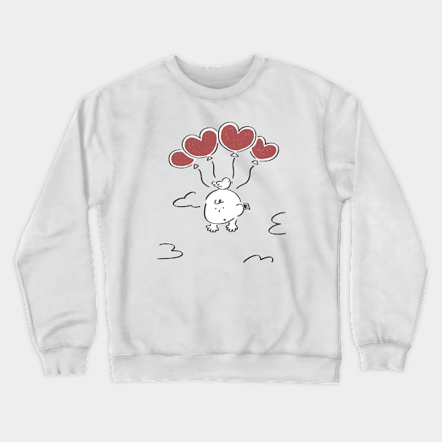 Balloon Day Crewneck Sweatshirt by Maki Nakada